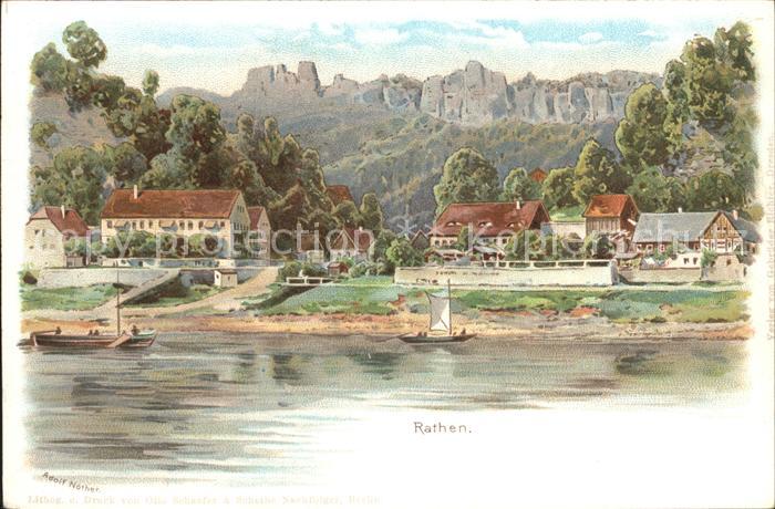 Rathen Saechsische Schweiz Elbepartie Bastei