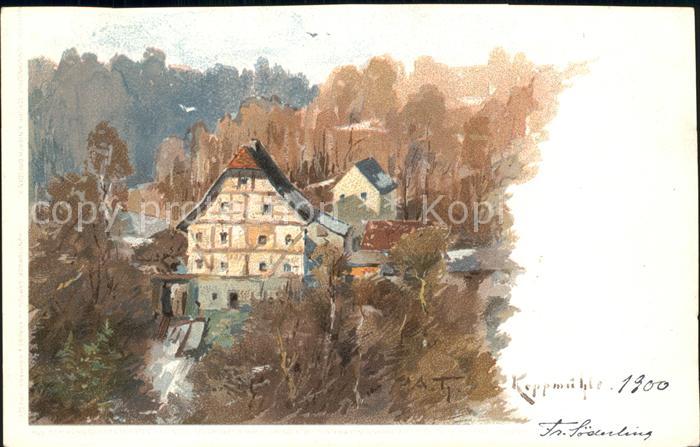 Hosterwitz Keppm?hle K?nstlerkarte