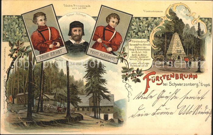 Fuerstenbrunn Schwarzenberg Prinzen Ernst und Albrecht Koehler Schmidt Fuerstenb