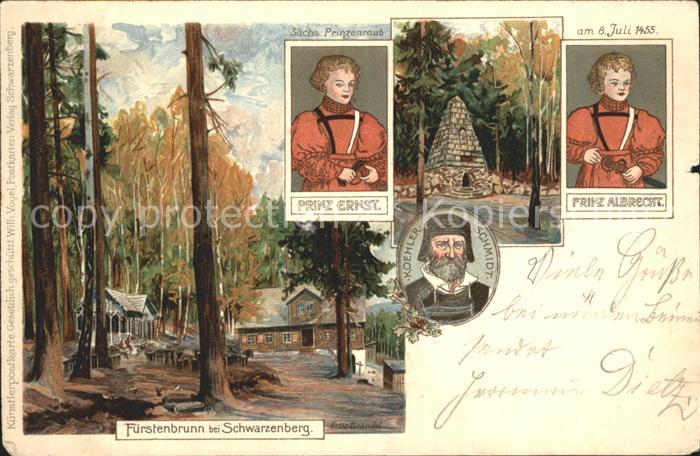 Fuerstenbrunn Schwarzenberg Prinzen Ernst und Albrecht Koehler Schmidt Koehlerhu