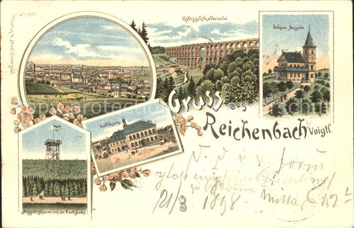 Reichenbach Vogtland Panorama Goeltzschtalbruecke Restaurant Schoene Aussicht Au