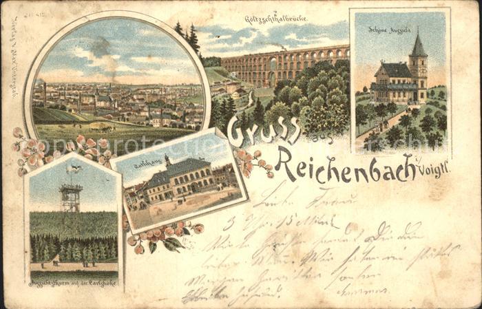 Reichenbach Vogtland Panorama Goeltzschtalbruecke Restaurant Schoene Aussicht Au