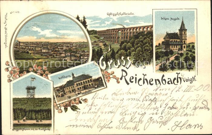 Reichenbach Vogtland Panorama Goeltzschtalbruecke Restaurant Schoene Aussicht Au