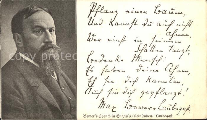 Laubegast Bewer's Spruch in Engau's Weinstuben