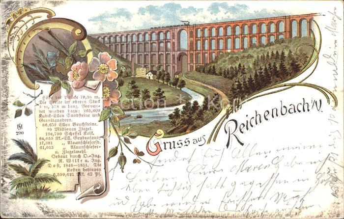 Reichenbach Vogtland Goeltzschtalbruecke Reichspost