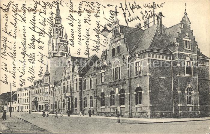 Dahme Mark Post und Rathaus