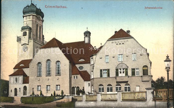 Crimmitschau Johanniskirche Bahnpost