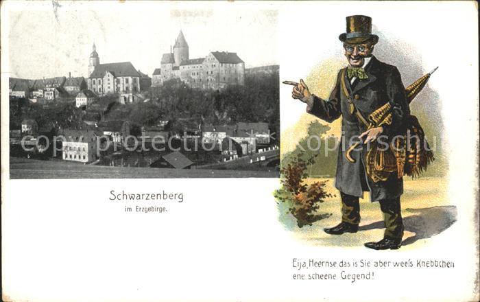 Schwarzenberg Erzgebirge Kirche und Schloss