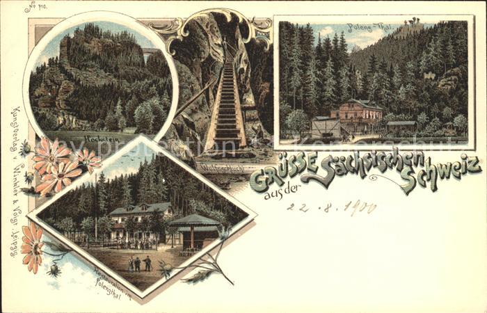 Hohnstein Saechsische Schweiz Restauration Polenztal Hockstein Wolfsschlucht