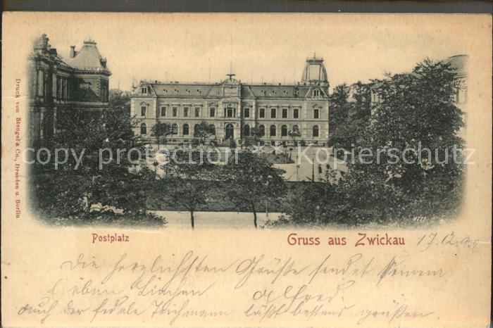Zwickau Sachsen Postplatz