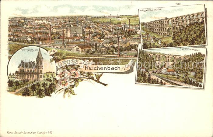 Reichenbach Vogtland Panorama Goeltzschtalbruecke Restaurant Schoene Aussicht El