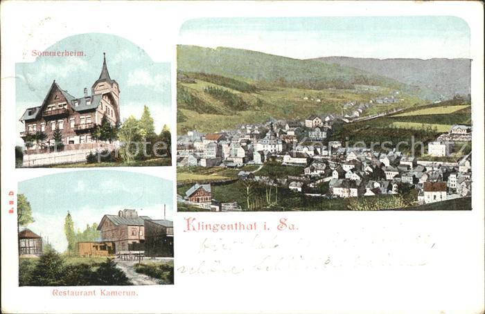 Klingenthal Vogtland Sommerheim Restaurant Kamerun Gesamtansicht