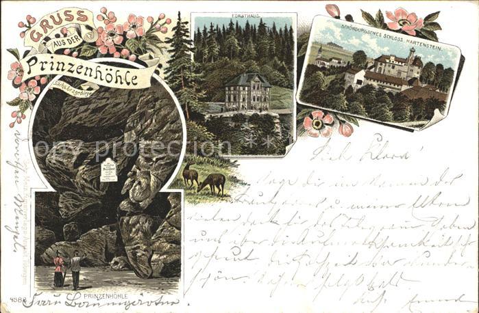 Hartenstein Zwickau Prinzenhoehle Forsthaus Schoenburgsches Schloss