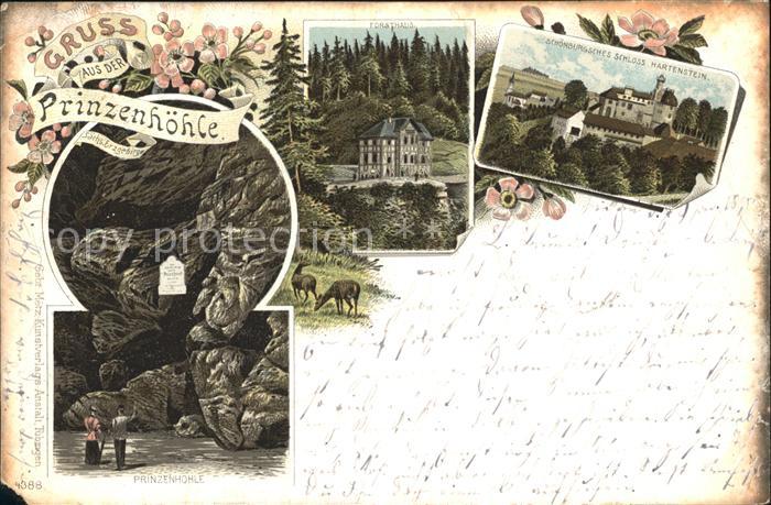 Hartenstein Zwickau Prinzenhoehle Forsthaus Schoenburgsches Schloss