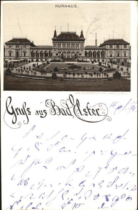 Bad Elster Kurhaus Reichspost Litho