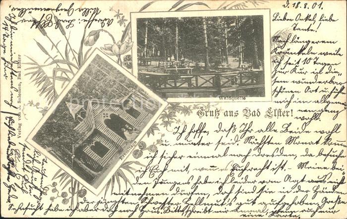Bad Elster Eremitage Waldquelle Reichspost