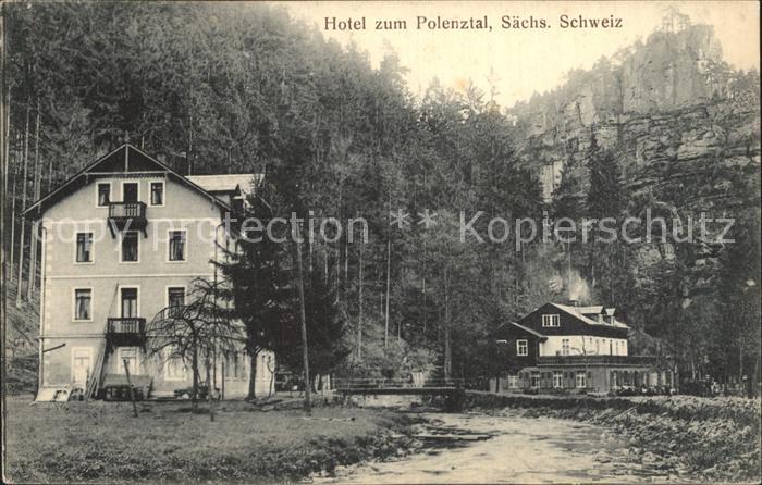 Hohnstein Saechsische Schweiz Hotel zum Polenztal