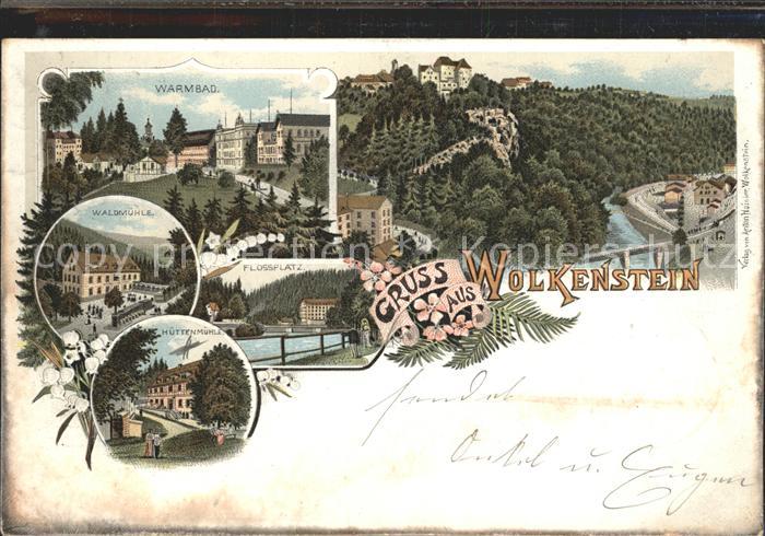 Wolkenstein Erzgebirge Warmbad Hotel Waldmuehle Flossplatz Huettenmuehle Schloss