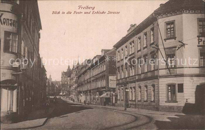 Freiberg Sachsen Poststrasse Erbische Strasse