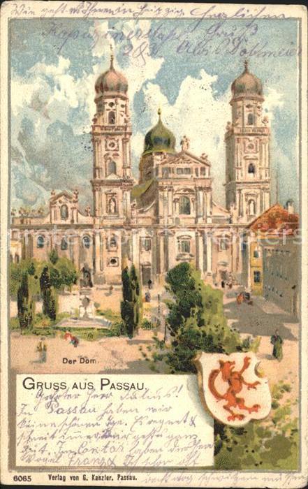 PAssAU Bayern Dom Kuenstlerkarte