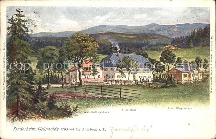 Gruenhaide Auerbach Kinderheim Wirtschaftsgebaeude Altes Haus Ernst Wagnerhaus K