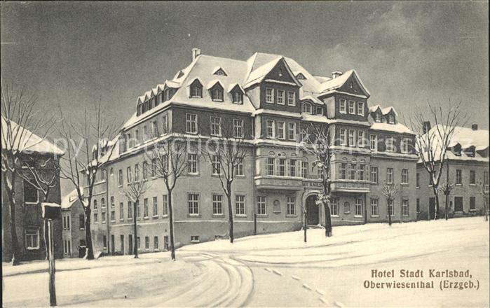 Oberwiesenthal Erzgebirge Hotel Stadt Karlsbad