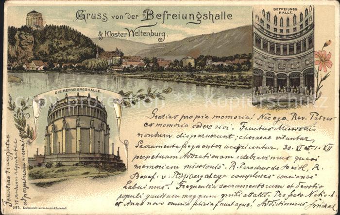 Weltenburg Kelheim Kloster Befreiungshalle