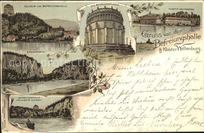 Kelheim Befreiungshalle Kloster Weltenburg Koenigreich Bayern