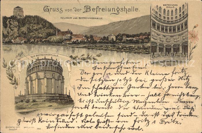 Kelheim Befreiungshalle Kloster Weltenburg Koenigreich Bayern