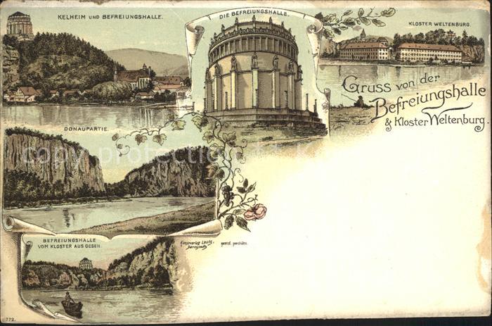 Kelheim Befreiungshalle Kloster Weltenburg Koenigreich Bayern