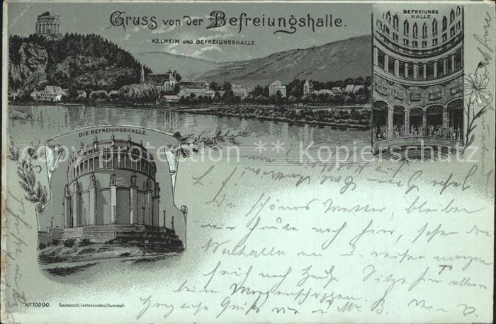 Kelheim Befreiungshalle Mondscheinkarte