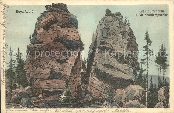 Bayrisch Eisenstein Rauchroehren Steinbuehlergesenke Felsformationen Bayerischer