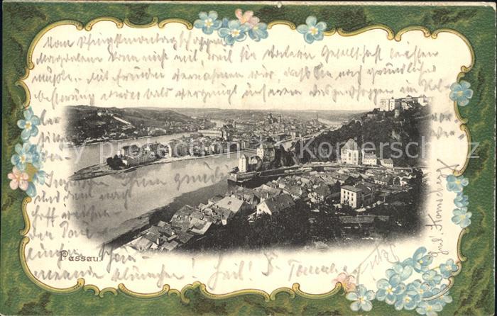 PAssAU Bayern Panorama Dreifluessestadt