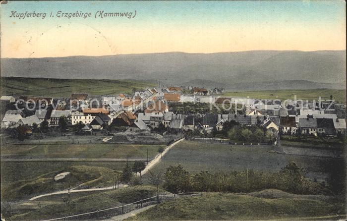 Kupferberg Medenec Panorama Erzgebirge
