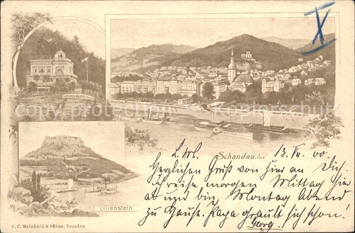 Schandau Bad Panorama Elbetal Restaurant Schloss Bastei Lilienstein Elbsandstein