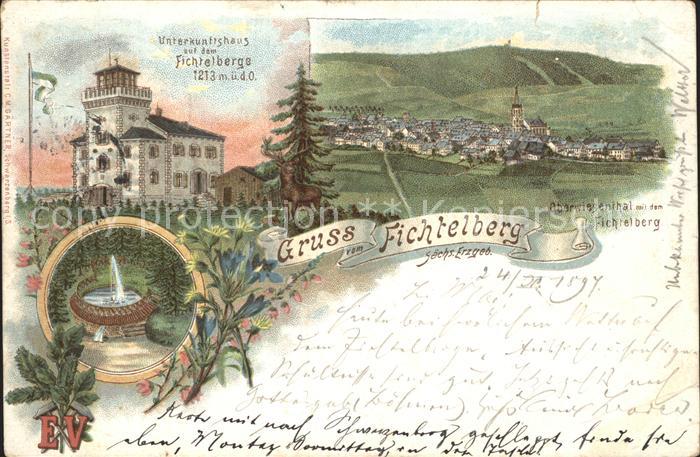 Oberwiesenthal Erzgebirge Panorama Fichtelberg Unterkunftshaus Aussichtsturm Spr