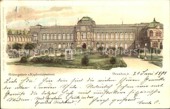 DRESDEN Elbe Bildergallerie und Kupferstichkabinet