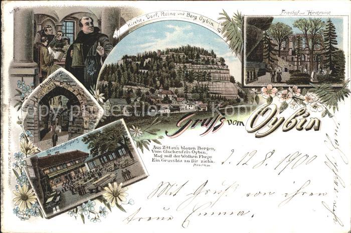 Oybin Sachsen Kirche Dorf Ruine Friedhof Kreuzgang