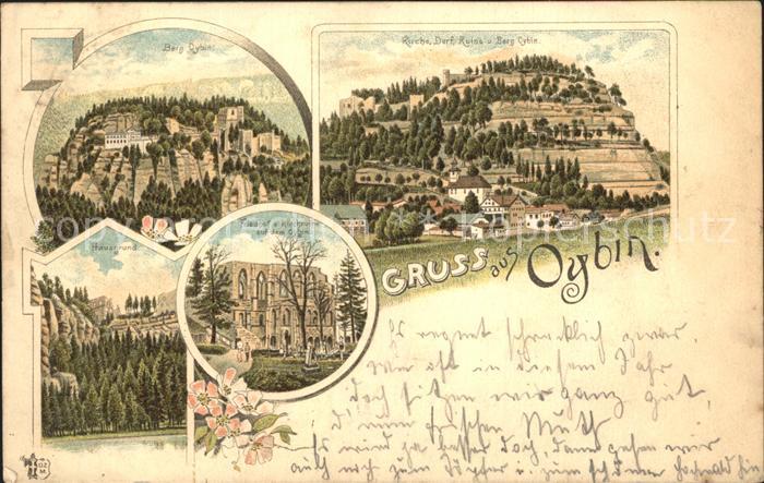 Oybin Sachsen Berg Kirche Ruine Friedhof Kirchruine