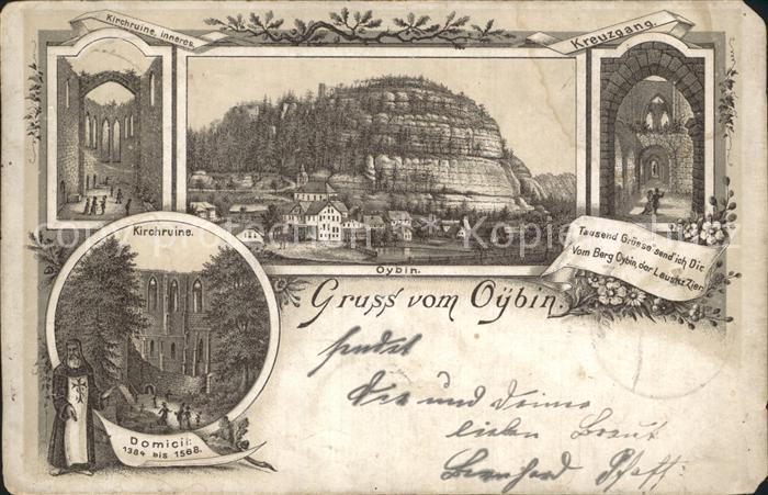 Oybin Sachsen Kirchruine Berg