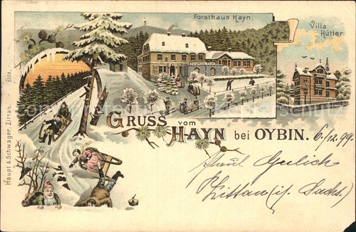 Oybin Sachsen Villa Huetter Forsthaus Hayn Rodelbahn