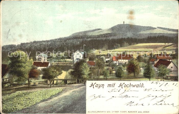 Oybin Sachsen Hayn mit Hochwald