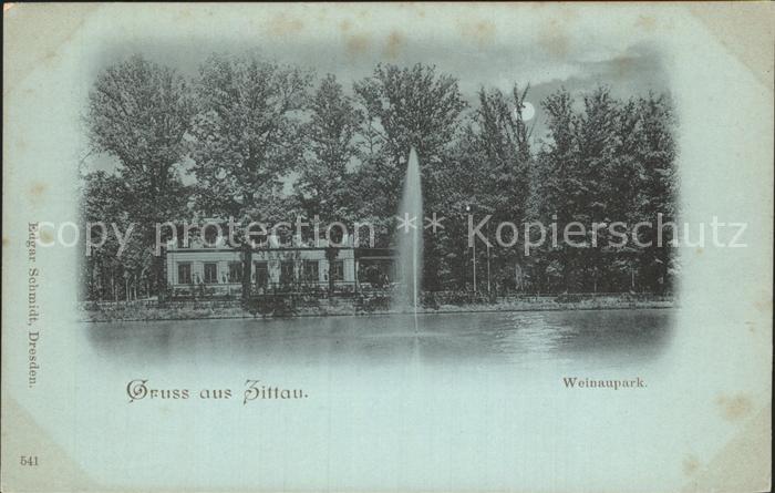 Zittau Weinaupark Mondschein