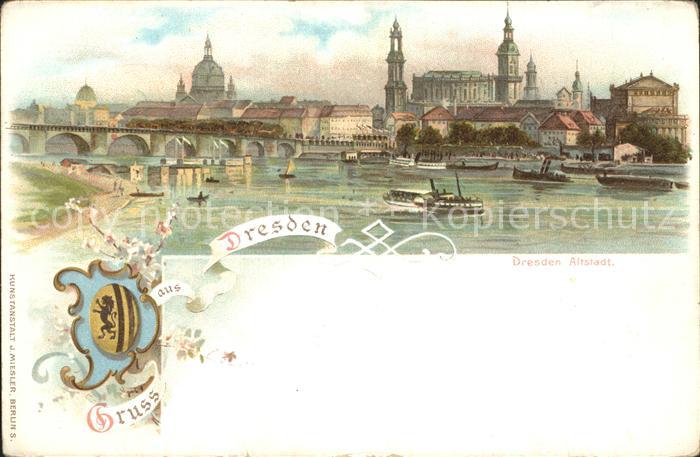 DRESDEN Elbe Altstadt