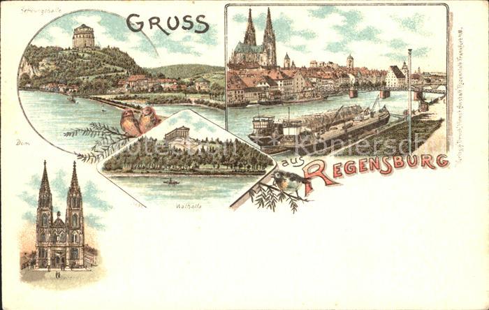 REGENSBURG Bayern Walhalla Dom Befreiungshalle