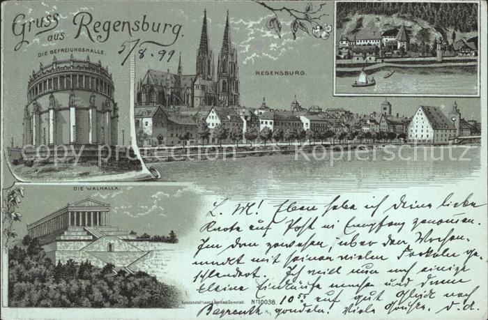 REGENSBURG Bayern Befreiungshalle Walhalla