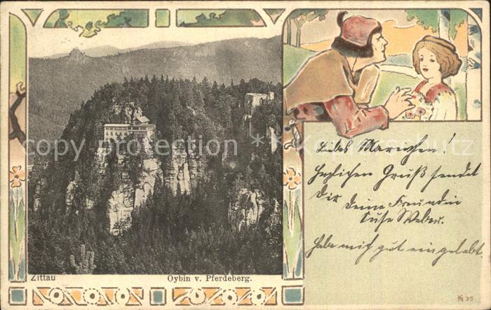 Zittau Oybin vom Pferdeberg
