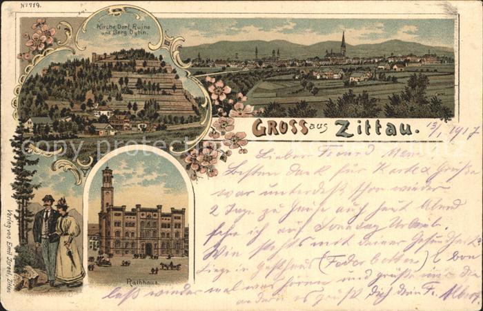 Zittau Rathaus Kirche Berg Oybin