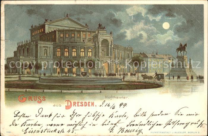 DRESDEN Elbe Hoftheater