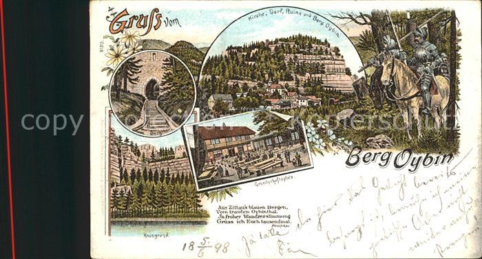 Oybin Sachsen Kirche Dorf Ruine Burgtor Hausgrund